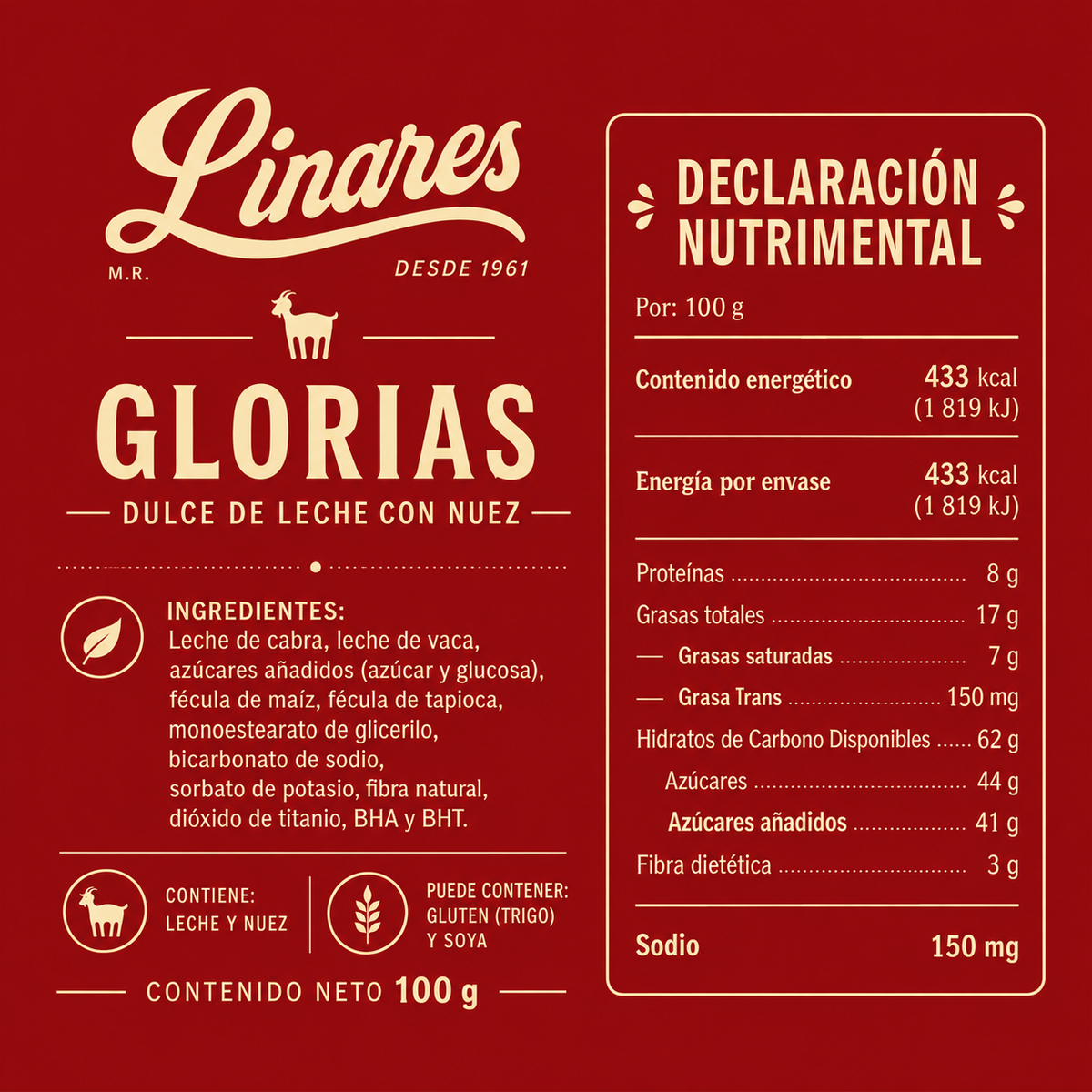 Glorias Tradicionales 5 pz